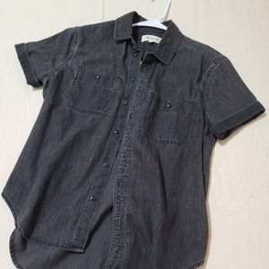 Madewell Black button-up